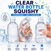 Clear Water Bottle Squishy Transparent Sensory Fidget Toy ASMR Stress Relief Desk Toy Kawaii Gift