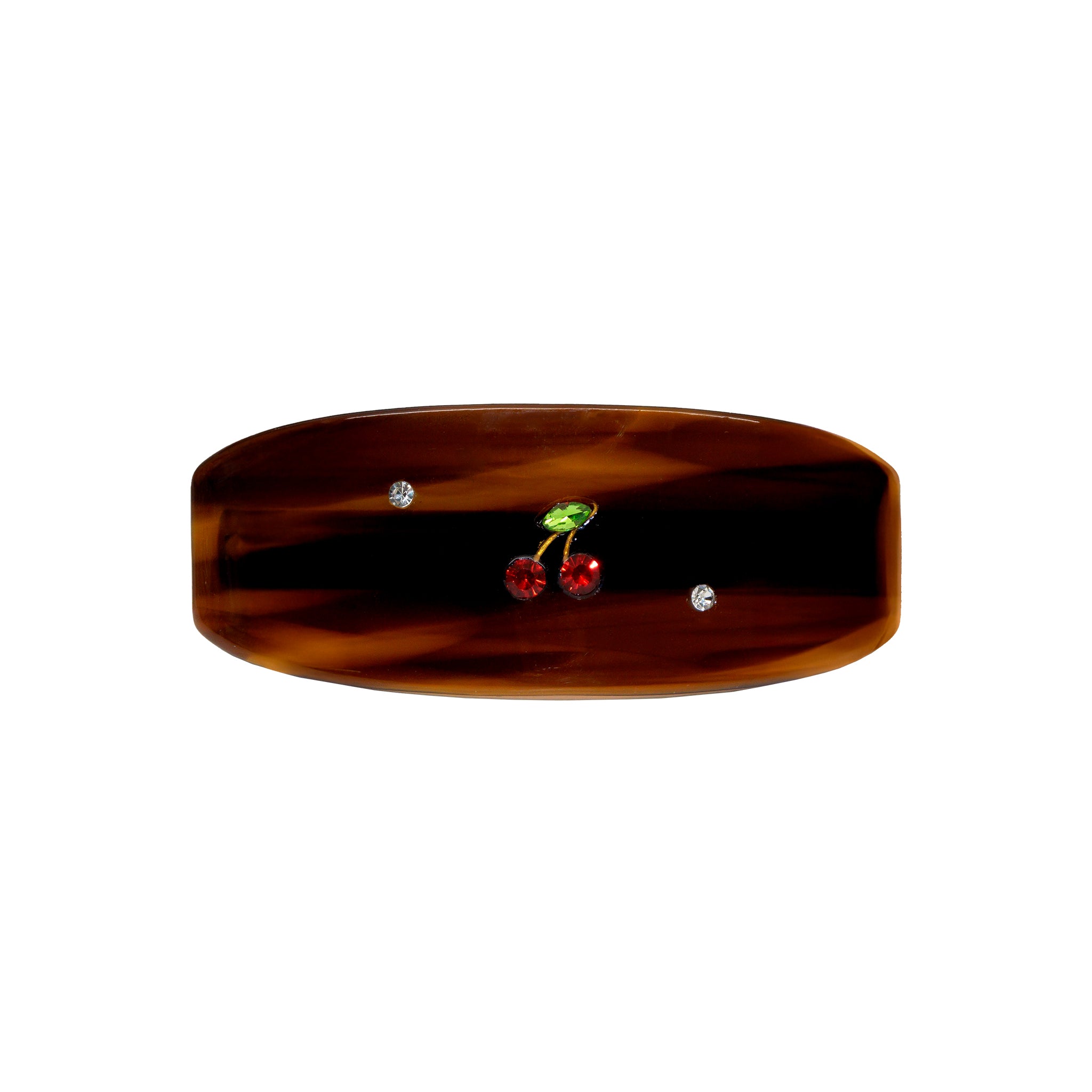 Ponytail Barrette in Tortoise Cherry