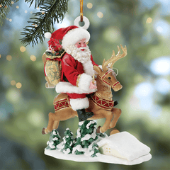 Santa’s North Pole Journey Mica Ornament NCU0TL038