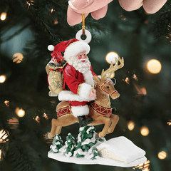 Santa’s North Pole Journey Mica Ornament NCU0TL038