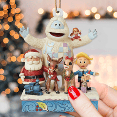 The Merry Santa Mica Ornament NCU0TL037