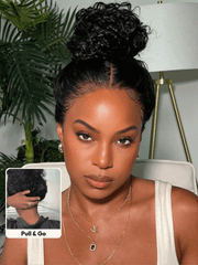 100% Virgin Human Hair Glueless Wig | Water Wave & Curly