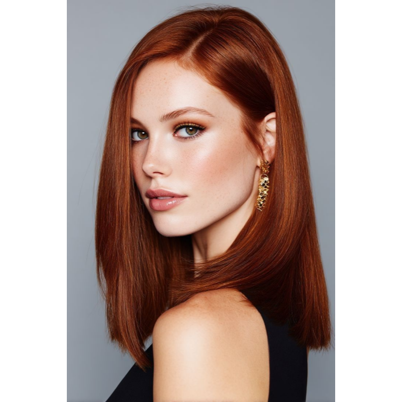 Straight Hair Topper for Crown Thinning – Natural Coverage at the Crown