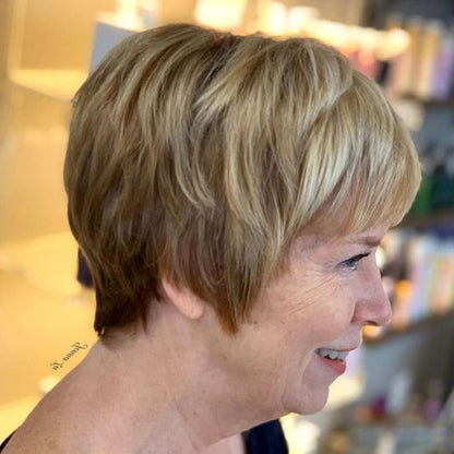 Breathable Short Hair Topper For Women - Effortless Beauty, Instantly