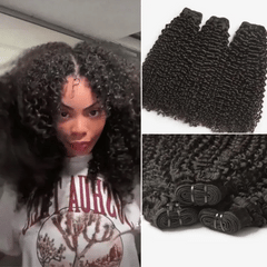 Too Easy Texture™ Kinky Curly 100% Virgin Human Hair Bundles 1pc / 3pcs - Limited Time Offer