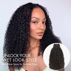 Too Easy Texture™ Kinky Curly 100% Virgin Human Hair Bundles 1pc / 3pcs - Limited Time Offer