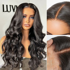 All-Day Comfort™ PartingMax 7x6 HD Lace Glueless Wig Soft Loose Wave Human Hair Wig Pre-Cut Lace - US Only