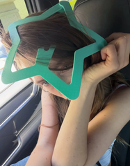 Oversized Hollow Star Hair Clip