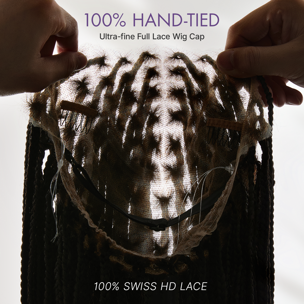💖Real Scalp Knotless Braided Wig – Lightweight Fit