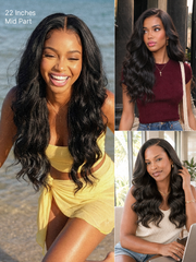 All-Day Comfort™ Wig PartingMax Glueless 7x6 Closure HD Lace Loose Body Wave Long Wig Pre-Cut Lace