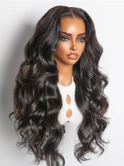 NatureMAX™ 200% / 250% Density Loose Wave Glueless Ear-to-ear 13x4 HD Lace Front Wig Pre-Cut Lace Flexi-Fit Drawstring Cap