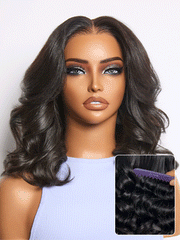 All-Day Curl Hold™ Premier Grade Hair Shoulder Length Body Wave CuticleAlign™ PartingMax Glueless 7x6 HD Lace Wig Pre-Cut Lace