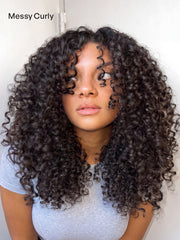 Messy Burmese Curly / Silky Straight / Body Wave / Deep Wave  Bundles 100% Premium Remy Human Hair Bundles 1pc / 3pcs