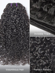 Messy Burmese Curly / Silky Straight / Body Wave / Deep Wave  Bundles 100% Premium Remy Human Hair Bundles 1pc / 3pcs