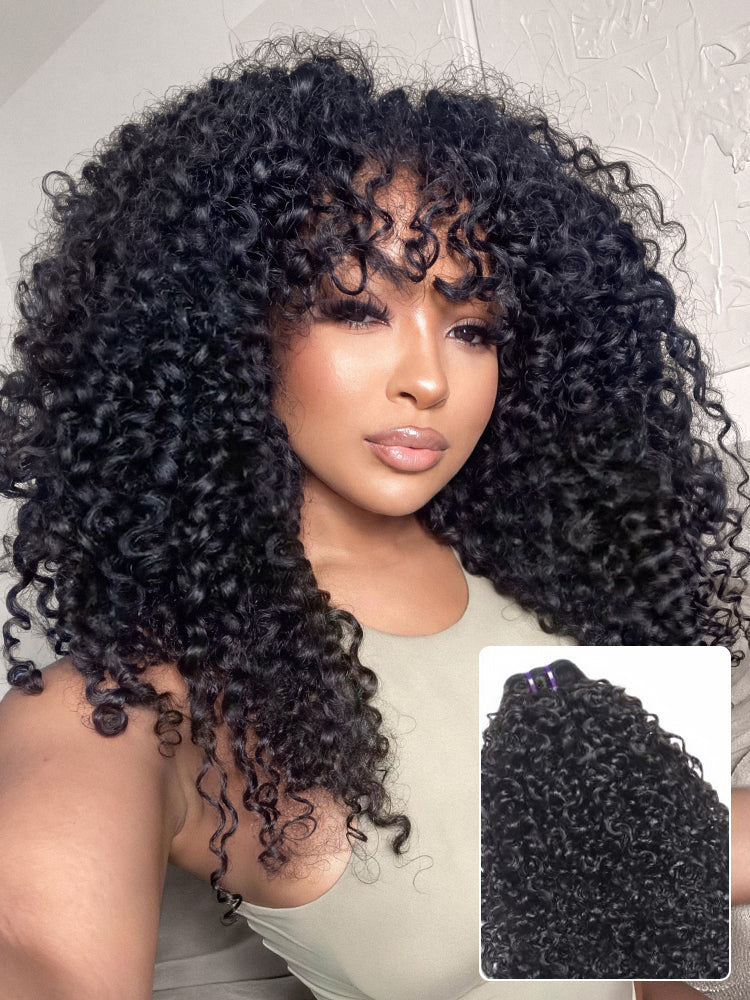 Messy Burmese Curly / Silky Straight / Body Wave / Deep Wave  Bundles 100% Premium Remy Human Hair Bundles 1pc / 3pcs