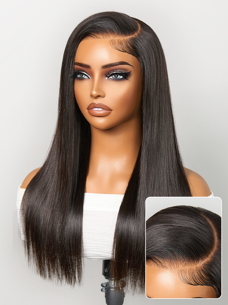 US Only | All-Day Comfort™ Wig 180% / 250% Density Bone Straight with Baby Hair PartingMax Glueless 7x6 Closure HD Lace Wig Pre-Cut Lace