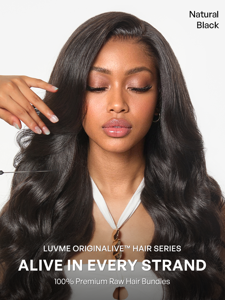 Originalive™ Bundles - Raw Virgin Human Hair Body Wave 100% Unprocessed Natural Soft Shiny Long-Lasting Hair Extensions US Only