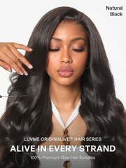 Originalive™ Bundles - Raw Virgin Human Hair Body Wave 100% Unprocessed Natural Soft Shiny Long-Lasting Hair Extensions US Only