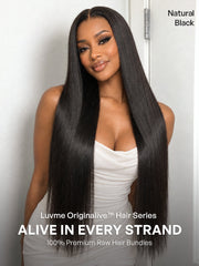 Originalive™ Bundles - 100% Unprocessed Raw Human Hair Natural Shiny Soft Long-lasting Premium Straight Hair Weft US Only