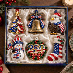 250th American Pride Ornament Gift Set NCU0HT141