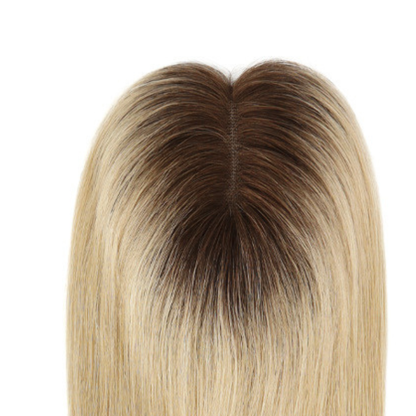 4.5x5-inch Durable Lace Hair Toppers 12" Human Hair Pieces for Women