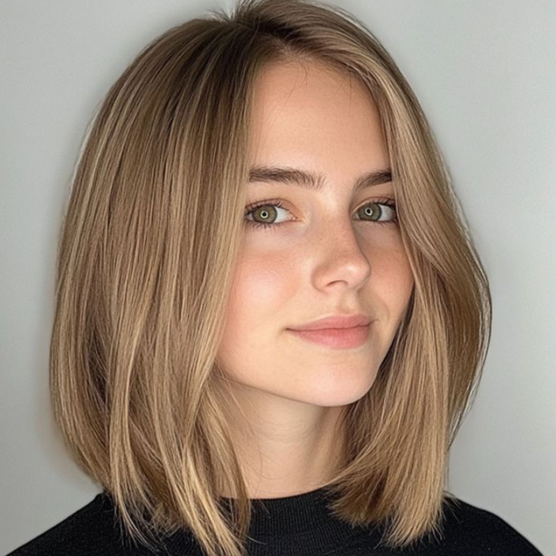 Straight Hair Topper for Crown Thinning – Natural Coverage at the Crown