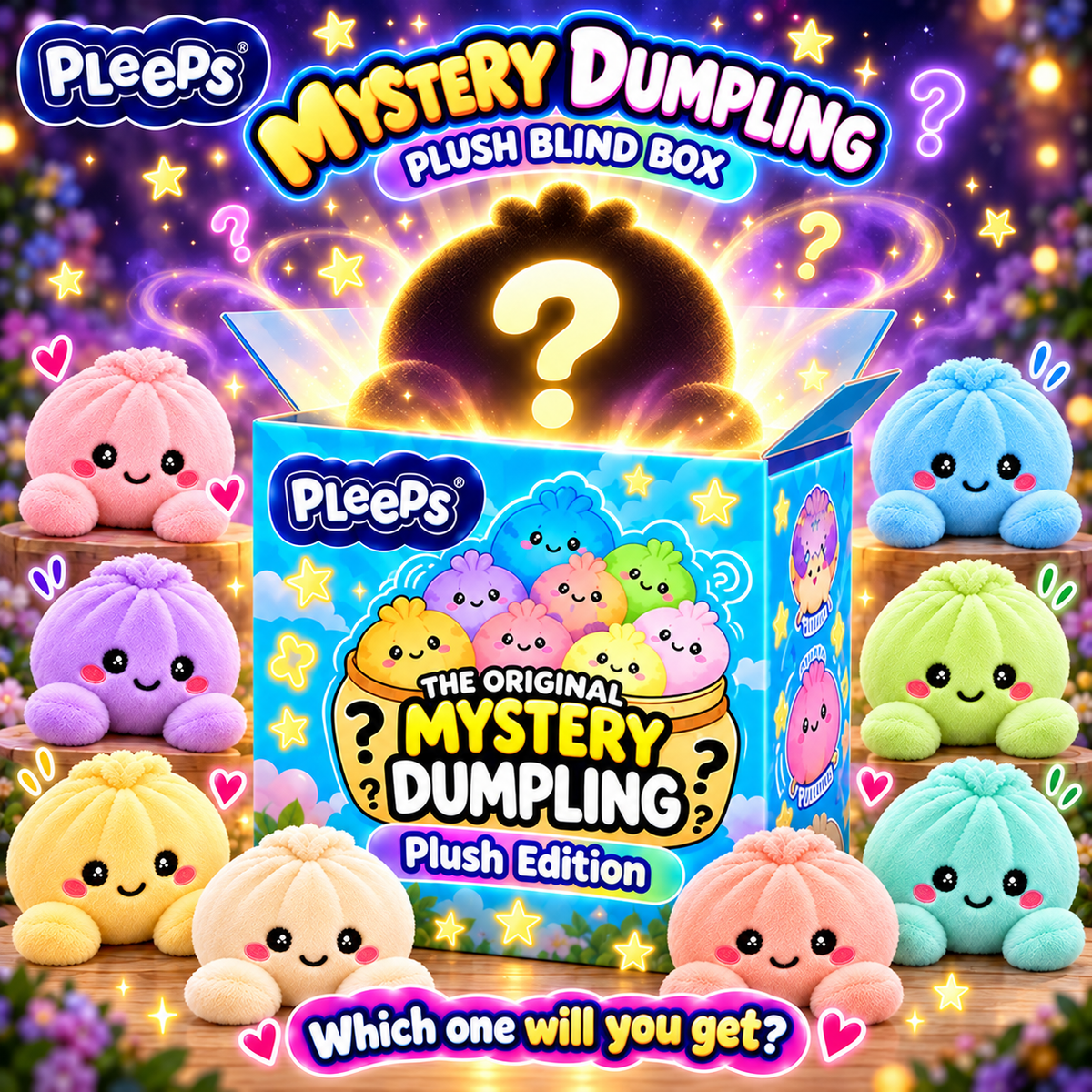 🔥New Arrival The ToyPlug – Mystery Dumpling Plush Edition