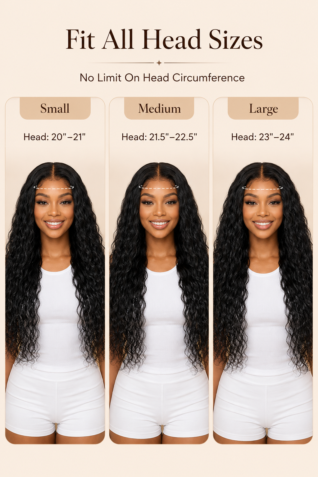 13x4 Pre-Cut Lace Beach-Ready 2-In-1 Straight To Water Wave Glueless 100% Human Hair Wig