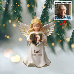 Always With Us - Personalized Custom Shape Mica Ornament - Memorial Gift For Family Members