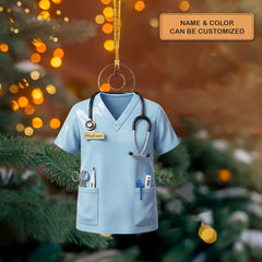 Nurse Pride - Personalized Mica Ornament - Christmas Gift For Nurses