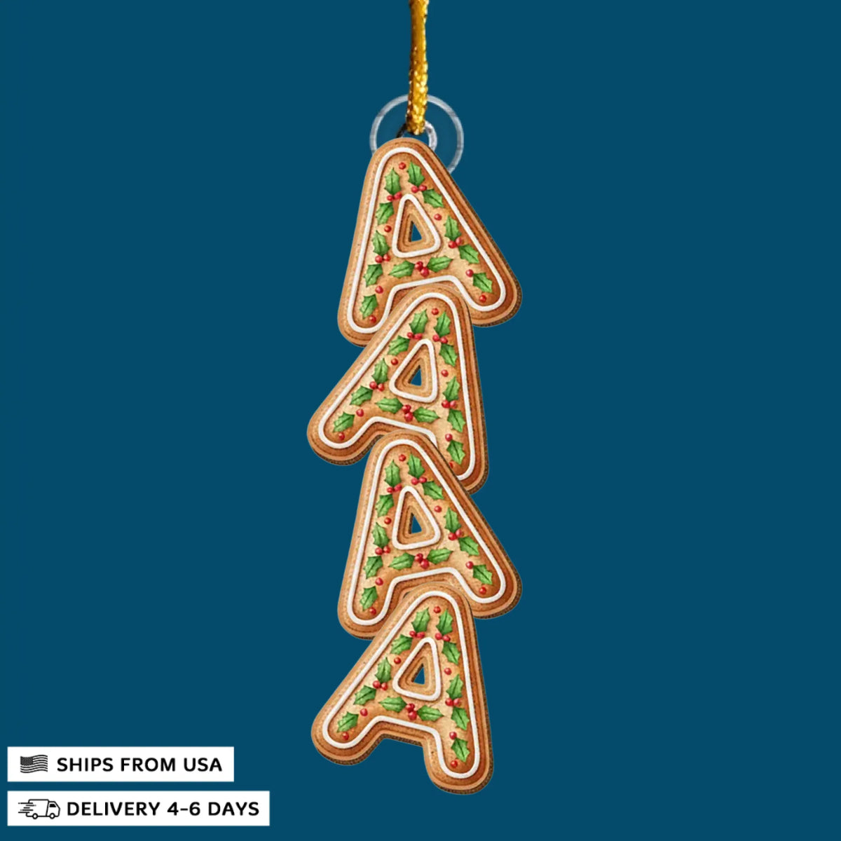 Sweet and Smiles V2 - Mica Ornament - Christmas Gift For Family Members CLADH001