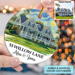 Home Sweet Home - Ceramic Ornament - Christmas Gift For Couples, Newlyweds, Family Members AGP0DH113
