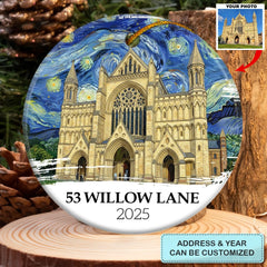 Where Faith Is - Ceramic Ornament - Christmas Gift For Churchgoers, Parishioners AGP0DH114