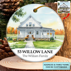 Home Sweet Home V2 - Ceramic Ornament - Christmas Gift For Couples, Newlyweds, Family Members AGP0DH115