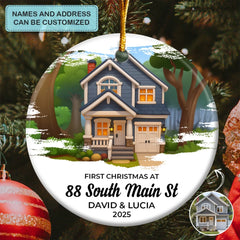 Our Story Begins - Ceramic Ornament - Christmas Gift For Family Members - AGP0QQ047