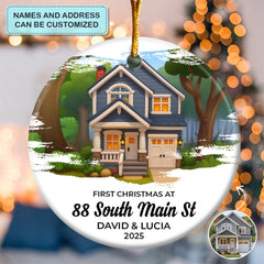 Our Story Begins - Ceramic Ornament - Christmas Gift For Family Members - AGP0QQ047