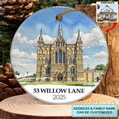 Where Faith Is V2 - Ceramic Ornament - Christmas Gift For Churchgoers, Parishioners AGP0DH116