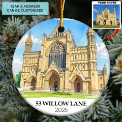 Where Faith Is V2 - Ceramic Ornament - Christmas Gift For Churchgoers, Parishioners AGP0DH116