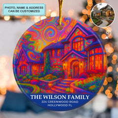 Home Of Light - Ceramic Ornament - Christmas Gift For Family Members - AGP0QQ049