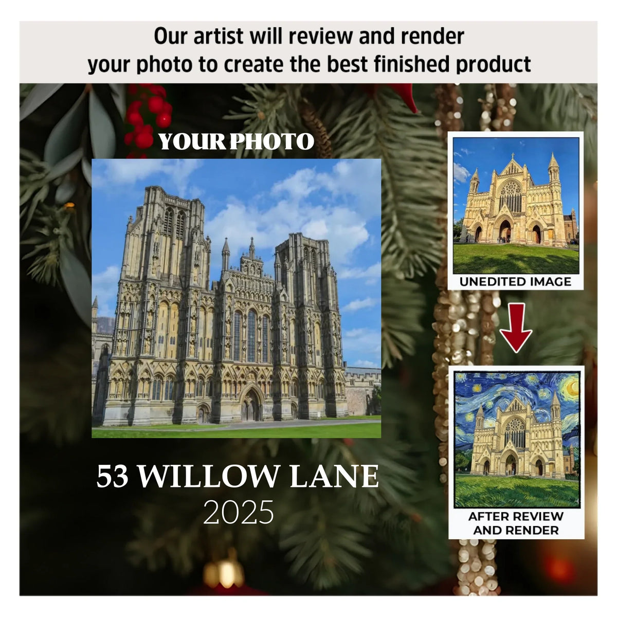 Where Faith Is - Ceramic Ornament - Christmas Gift For Churchgoers, Parishioners AGP0DH114