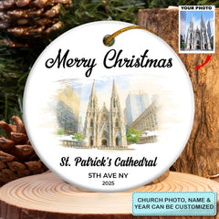 A Blessed 2025 - Ceramic Ornament - Christmas Gift For Family Members AGP0HT037