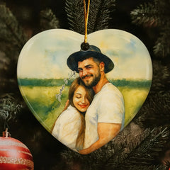 Better Together - Ceramic Ornament - Christmas Gift For Couple, Boyfriend, Girlfriend, Wife, Husband AGP0NL069