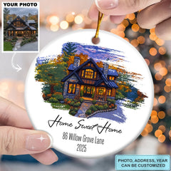 Woven Memories - Ceramic Ornament - Christmas Gift For Family Members - AGP0QQ053