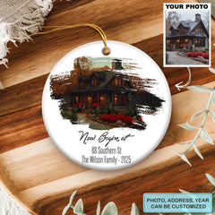Woven Memories - Ceramic Ornament - Christmas Gift For Family Members - AGP0QQ053