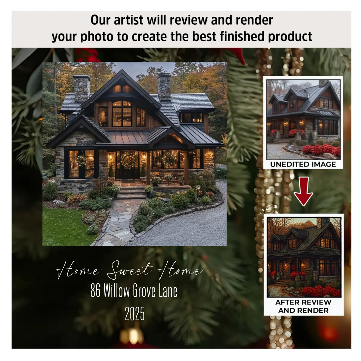 Woven Memories - Ceramic Ornament - Christmas Gift For Family Members - AGP0QQ053