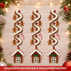 Christmas Spin Family - Personalized Custom Shape Mica Ornament - Christmas Gift For Family