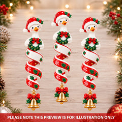 Spin The Silly Goose - Personalized Custom Shape Mica Ornament - Christmas Gift For Family