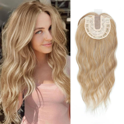 🔥 Final Hours –🌷2026 New Lightweight & Breathable Wavy Hair Topper