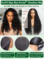 Water wave lace front detail