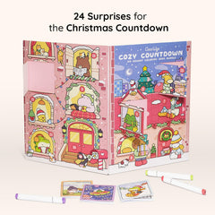 Cozy Countdown: An Advent Coloring Book Bundle